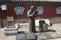 Asia China, Beijing, Xuan Nan Cultural Museum, landscape architectureÃ¯Â¼Ålandscape sculptureÃ¯Â¼ÅThe qing dynasty scholar